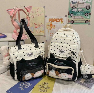 Set Mochila Ita Cat