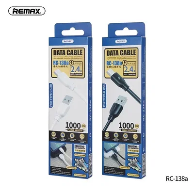 Cable Remax USB-A a Tipo C - Suji pro - RC-138A — Blanco