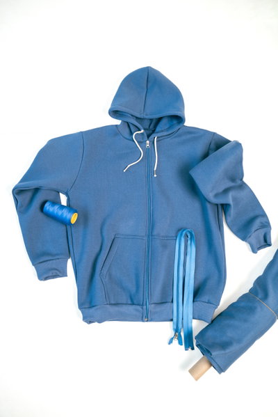 Campera adulto friza invisible con puños rib