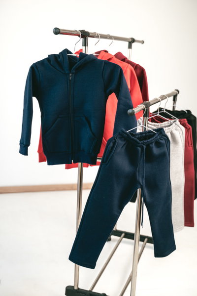 Campera niño friza invisible con puños rib