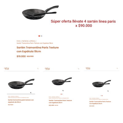 Set de sartenes