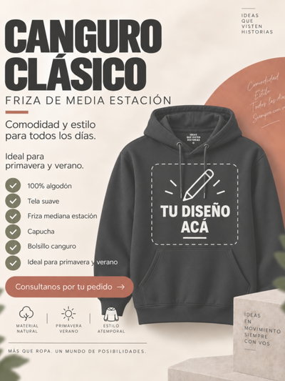 Buzo Friza Clasica Personalizado
