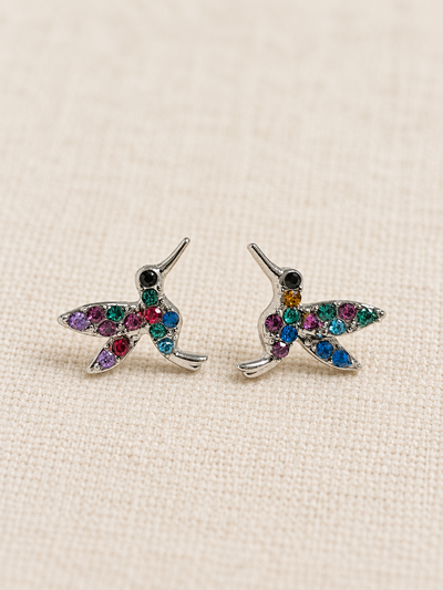 Aros Colibrí Multicolor