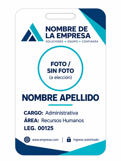 Credencial Identificatoria para Empleados