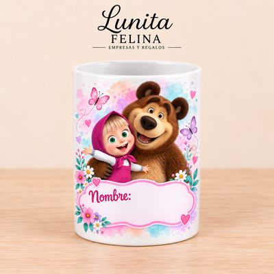 Vaso Lapicero Infantil- Masha y el Oso