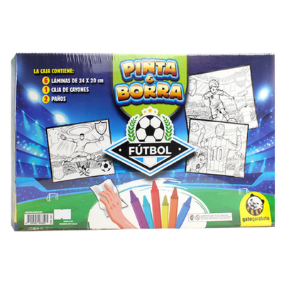 Pinta y Borra Fútbol - Gato Garabato