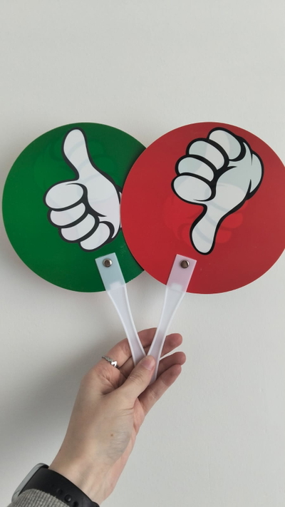 Paletas de votacion