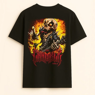 Remera The Chamber 106.6 FM (Pocket & Backprint)