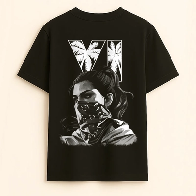 Remera Clásica "Lucia Halftone"