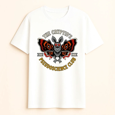 Remera Clásica "Pseudoscience Club" (Mothman)