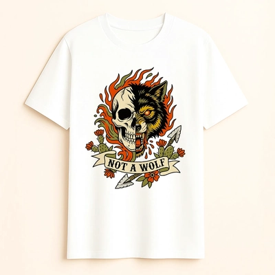 Remera Clásica "Not A Wolf" (Skinwalker)