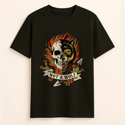 Remera Clásica "Not A Wolf" (Skinwalker)