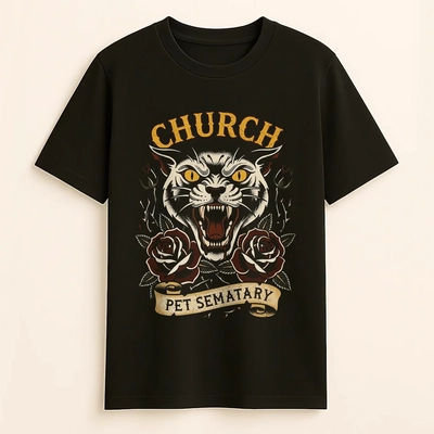 Remera Clásica "Church" (Pet Cemetery)