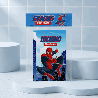 10 Mini Libritos para Colorear Personalizados Souvenir Hombre Araña Spiderman