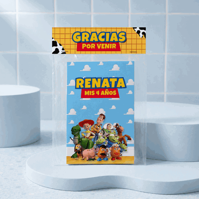 10 Mini Libritos para Colorear Personalizados Souvenir Toy Story