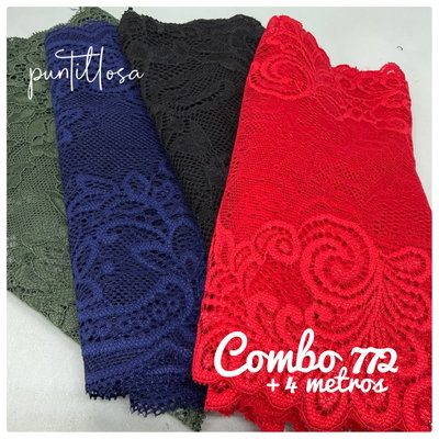 COMBO 772 - PUNTILLAS SURTIDAS - +4 METROS