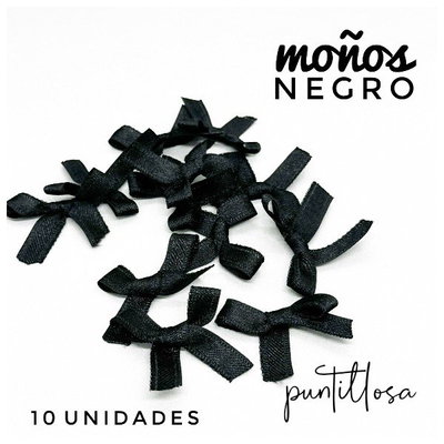 Moño negro 10un