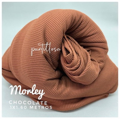 Morley elastizado CHOCOLATE - 1x1.60 metros
