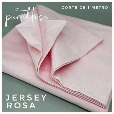 Algodón jersey Rosa