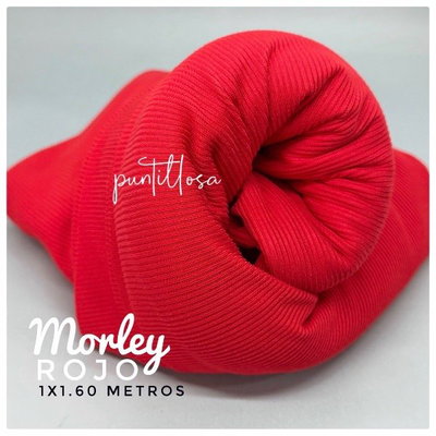 Morley elastizado ROJO - 1x1.60 metros