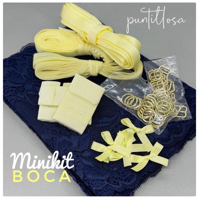 MINI KIT EMPRENDEDORA BOCA - Insumos de lenceria para tus Primeros Conjuntos