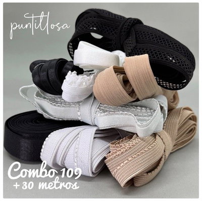 Combo 109 - Elásticos Surtidos +27 metros