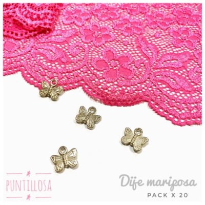 Dije mariposa (20 unidades)
