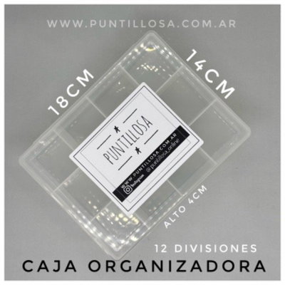 Caja Orgnizadora 12 divisiones