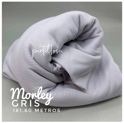 Morley elastizado GRIS - 1x1.60 metros