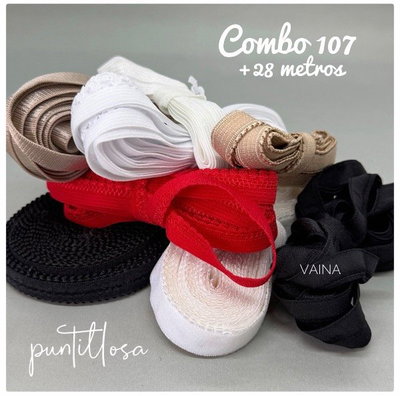Combo 107 - Elásticos Surtidos +28 metros