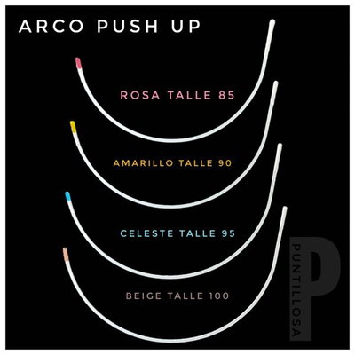 ARCO MOD. PUSH UP  85/90/95/100 PARA TAZA DE CORPIÑO - 1 PAR
