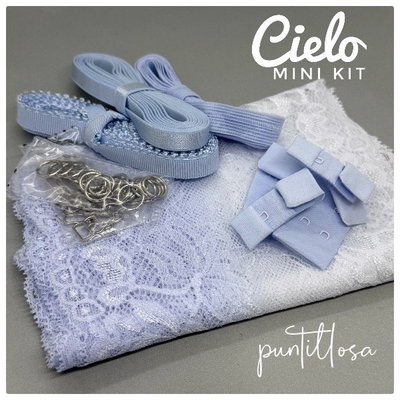 MINIKIT EMPRENDEDORA CIELO - Insumos de lenceria para tus Primeros Conjuntos