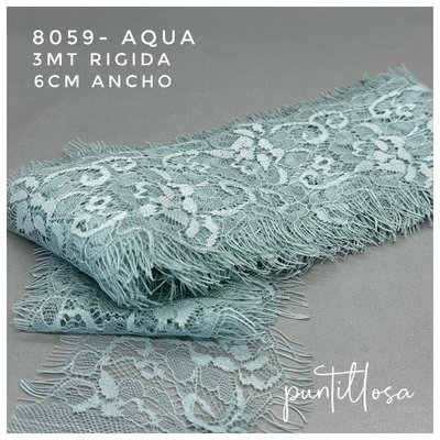 8059- Puntilla Rígida 6cm AQUA