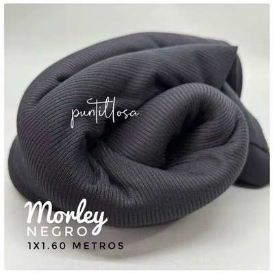 Morley elastizado NEGRO - 1x1.60 metros