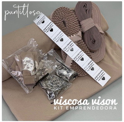 KIT EMPRENDEDORA VISCOSA VISON - Insumos para tus Primeros Conjuntos