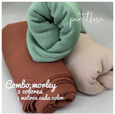 Combo Morley 3 colores - CHOCOLATE OLIVA VISON