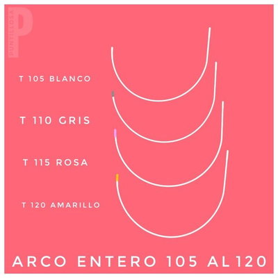 ARCO MOD. ENTERO 105/110/115/120 PARA TAZA DE CORPIÑO - 1 PAR