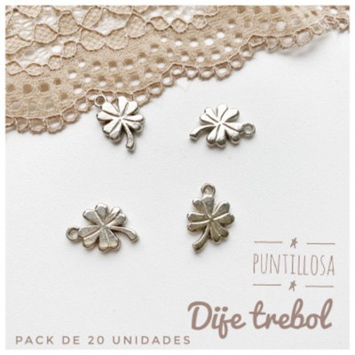 Dije trébol (20 unidades)
