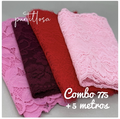 COMBO 775 - PUNTILLAS SURTIDAS - +5 METROS