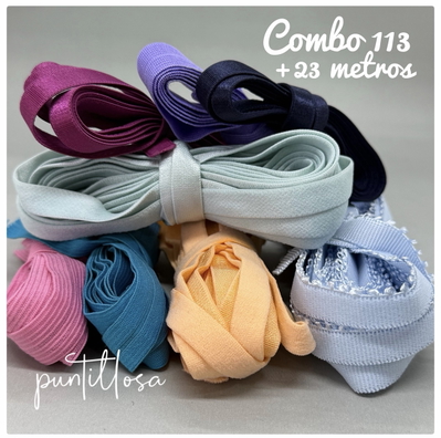 COMBO 113 - ELASTICOS SURTIDOS - +23 METROS