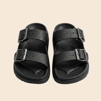 BERLIN BIKER | Sandalia Doble Hebilla Premium