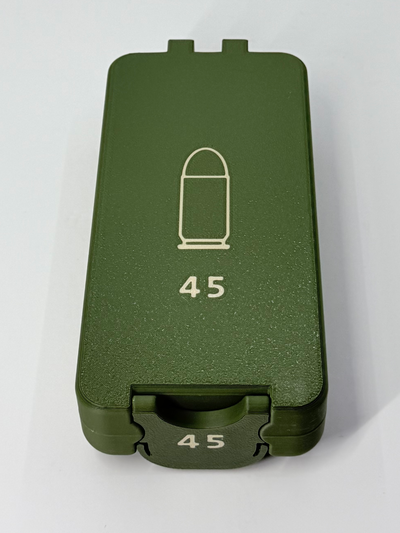 Caja de munición para 45 ACP (50 cartuchos)