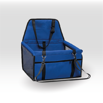 Funda Silla De Seguridad Gatos Perros Auto Viaje Premium Color Azul - roja