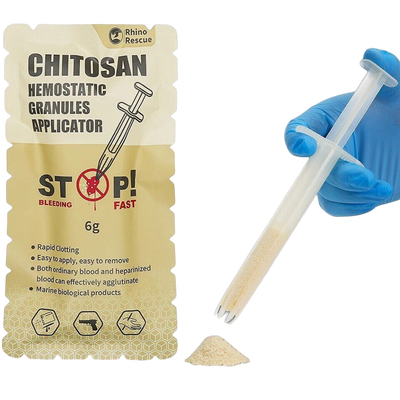 Polvo Hemostático de Quitosán con Aplicador – Rhino Rescue