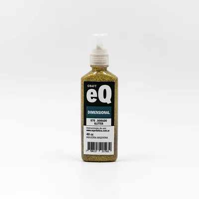 Pintura Dimensional Eq 40cc Glitter