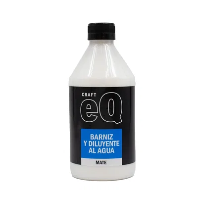 Barniz y Diluyente al Agua Eq Arte 500cc