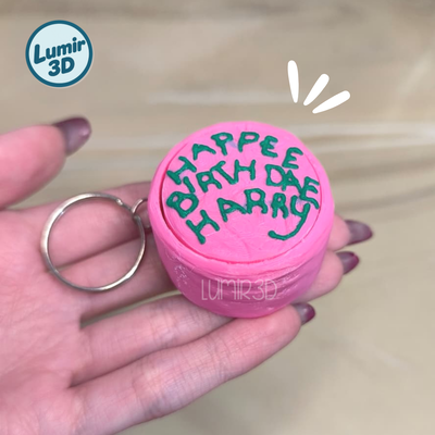 Llavero Clicker Antiestrés Torta Harry Potter