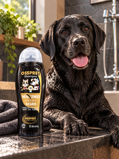 Osspret Shampoo - Máximo Color Negro 260 ml