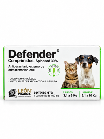 Defender Spinosad 30 % Gatos 3,1-6 kg