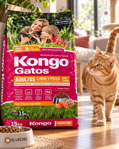Kongo Adultos Carne y Pollo 15kg